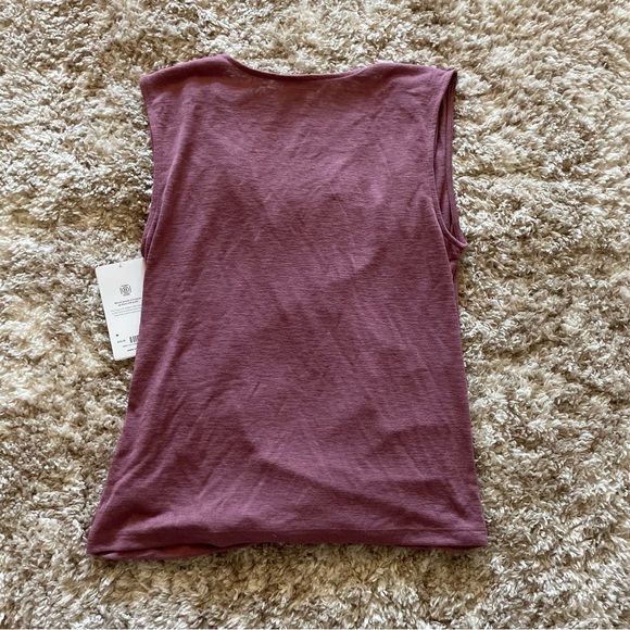 NWT Athleta Breezy Wrap Tank Mauve Tawny Rose M - Picture 5 of 10